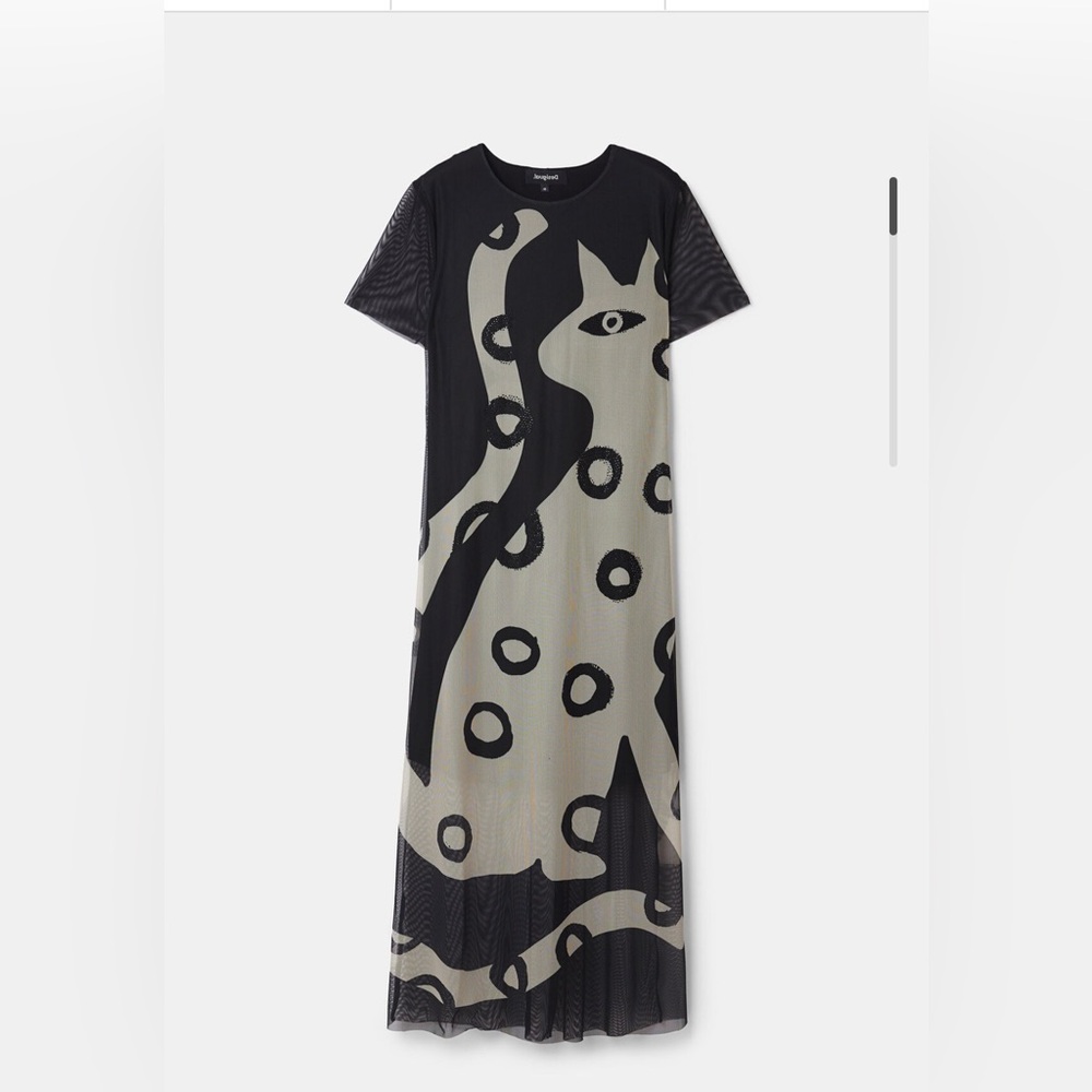 Miranda Marakoff Desigual Cat Print Dress